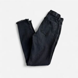 Madewell 10” High Rise Skinny Jeans in Faded Black